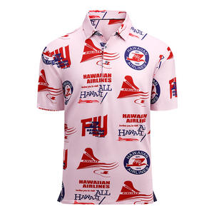 Ingrosso Ready-Made <span class=keywords><strong>Golf</strong></span> per <span class=keywords><strong>Polo</strong></span> in poliestere Spandex ad alta elasticità rapida asciugatura prestazioni hawaiane stampate per <span class=keywords><strong>Polo</strong></span> - Product Image 5