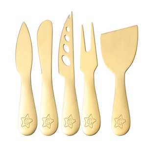 Couteau à fromage en acier inoxydable 304, spatule, ensemble, couteau à crème à fromage, fourchette, couteau à beurre, couteau à tartiner, couteau à beurre et à confiture - Product Image 6