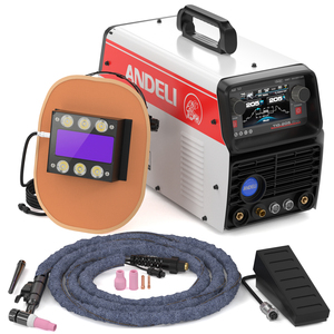 ANDELI <span class=keywords><strong>TIG</strong></span>-250PRO 220V/110V AC DC Máquina <span class=keywords><strong>de</strong></span> Soldadura <span class=keywords><strong>TIG</strong></span> <span class=keywords><strong>de</strong></span> Pulsos en Frío HF - Product Image 1