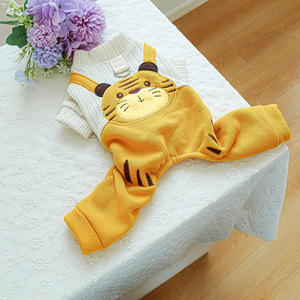 Pet <b>clothes</b> for autumn and winter, small dogs, puppies, happy dogs and <b>cats</b>, warm and comfortable clothing, little tiger - Product Image 5