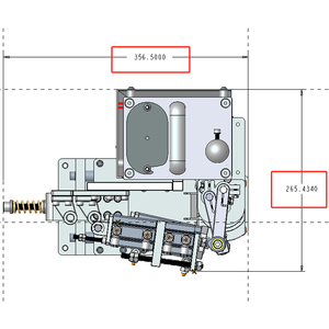 Mini Kdt trên dán nồi cạnh dải máy gắn trên 1.2 lít keo bể máy móc chế biến gỗ - Product Image 3