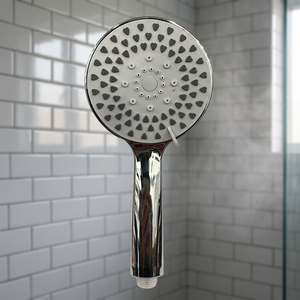 Pommeau de douche circulaire moderne Erp Alcahova Ducha 100 mm finition chromée avec buse de pulvérisation pour salle de bain - Product Image 4