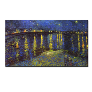 Peintures à l'huile reproduisant des œuvres célèbres de <span class=keywords><strong>Van</strong></span> <span class=keywords><strong>Gogh</strong></span>, faites à la main, sur toile, sur mesure, pour la décoration du salon, vente en gros personnalisée. - Product Image 1