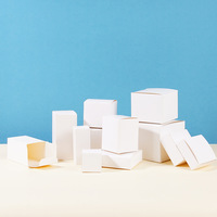 Boîtes en carton rectangulaires épaisses blanches personnalisées, pliables, emballage sur mesure