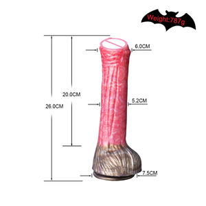 GEEBA имитация головы Анальная пробка фаллоимитатор силиконовый материал вампир цвет реалистичный Мужской пенис женский мастурбатор секс-игрушки для взрослых - Product Image 6
