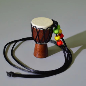 Toy musical instrument model African <b>drum</b> decorative item gift percussion instrument accessory musical gift pendant - Product Image 4