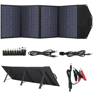 10W Folding Solar Panel Folding Outdoor Charger Portable 5V Triangle Folding Solar Panel Mounting System