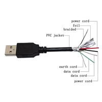 2m USB-Ladekabel für PS3-Controller Stromladekabel für PS3-Joystick Stromversorgungskabel