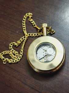 นาฬิกาบอกเวลาแบบพกพา ทำจากทองเหลืองขัดเงา สไตล์โบราณ ใช้สำหรับเดินทาง - Product Image 4