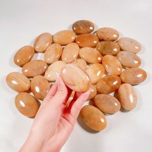 Batu Pijat Terapi Ukiran Tangan Giok Kuning Murni Huiying, Produk Kecantikan & Perawatan Pribadi - Product Image 4