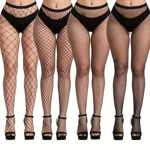 ถุงน่องตาข่ายรัดรูปสีดำแบบเซ็กซี่  ลดราคาพิเศษ  ผ้าแจ็คการ์ด  ลายฉลุ  สำหรับผู้หญิง - Product Image 5