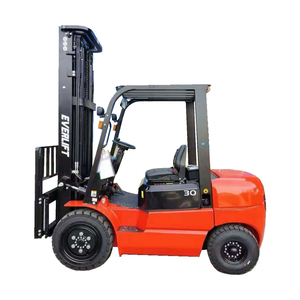Chariot élévateur diesel Everlift FD30 3 tonnes, levée 3-6m, 4x4 tout-terrain, pour manutention industrielle, vente en gros, Montacargas - Product Image 3