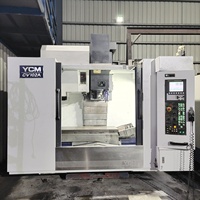 Occasion Taiwan YCM FV102A 1060 Fraiseuse CNC verticale à 3 axes Contrôleur Fanuc Jeu de force pour précision BT40 Single