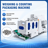 Machine d'emballage automatique avec pesage et comptage, et fabrication de sacs pour billes d'acier, billes de roulement, pièces métalliques
