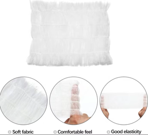 Bandeau jetable non tissé tendance <span class=keywords><strong>pour</strong></span> femmes, bandeaux extensibles <span class=keywords><strong>pour</strong></span> spa et salon - Product Image 4