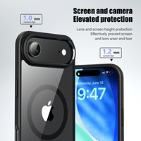 Coque magnétique pour iPhone 17 Couleur fine Personnaliser Couverture Hybride Anti Choc pour iPhone 17 Pro Max Air Clair 16 15 13 12 11 Luxe