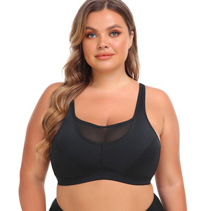 Soutien-gorge sans couture à couverture complète avec grandes bonnets femme grosse 6XL soutien doux sans bords <span class=keywords><strong>taille</strong></span> <span class=keywords><strong>44</strong></span> froncée en douceur pour éviter l'affaissement - Product Image 5