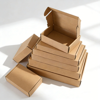 Boîtes d'expédition en carton ondulé extra-rigide, écologiques, réutilisables, résistantes, pour petits bijoux, emballages cadeaux