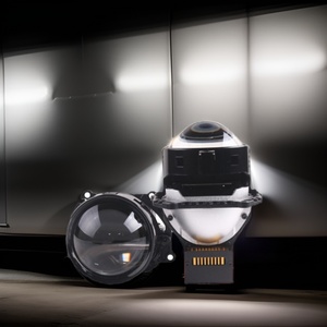 SANVI Super Bright 3-Inch Dual Reflectors New Design 75W/Pcs 5500K L60 Laser Projector Lens LED Headlights for BMW Model 12V Car - Product Image 2