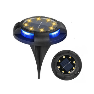 ไฟโซลาร์เซลล์ฝังดิน 8 LED สำหรับสวนกลางแจ้ง พร้อมสวิตช์แบบเหนี่ยวนำ สำหรับลานบ้านและวิลล่า - Product Image 4