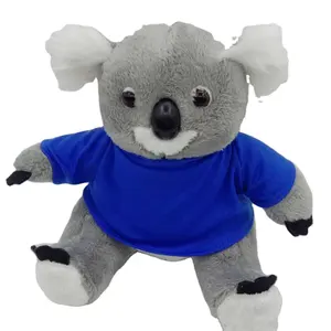 Camiseta con logo impreso, koala bear, juguete suave, juguetes suaves personalizados, juguetes de peluche