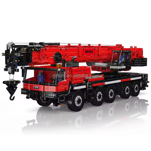 LTM1110 Modèle de camion de <span class=keywords><strong>grue</strong></span> <span class=keywords><strong>électrique</strong></span> à fonctions complètes Blocs de construction de camion d'ingénierie <span class=keywords><strong>Jouet</strong></span> de brique d'assemblage de bricolage - Product Image 1