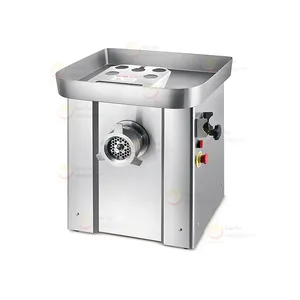 500kg/hour SUS304 small electric commercial fresh meat grinding frozen sausage meat grinder machine with 3mm 5mm 9mm plate