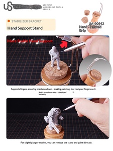 Figura de <span class=keywords><strong>Soldado</strong></span> de Cristal Pintado a Mano Yousuda UA-90642 con Soporte Estable para Manos Libres - Product Image 4