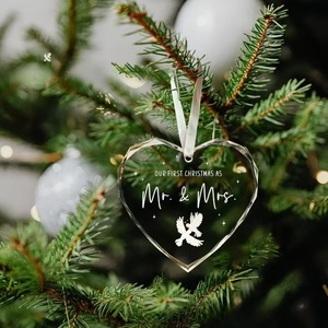 Crystal Heart Ornament with UV Printing Letters Elegant Mom Mother Birthday Gift Handcrafted Other Crystal Crafts - Product Image 4