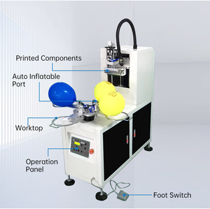 Máquina de Serigrafía para Globos con Logotipo Personalizado, Semiautomática, para Eventos Promocionales, Campañas Publicitarias, Decoración de Fiestas - Product Image 2