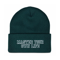 Gorros de Punto Personalizados al por Mayor, Color Sólido, Estilo Casual, con Puño, Logotipo Bordado para Equipos Deportivos