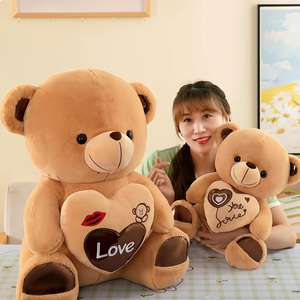 Oso de Peluche Rojo de San Valentín Personalizado, Peluche de Felpa Suave, Regalo para el Día de la Madre, Navidad, Regalo para Niñas - Product Image 5