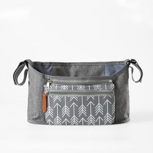 Organizador de cochecito 2 en 1, pañal para bebé, bolsa para madre, multifunción, gancho para madre de maternidad, bolsa colgante para botella de cochecito de bebé - Product Image 6