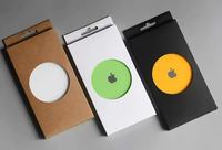 Étui de téléphone portable écologique, durable et réutilisable avec laminage mat et gaufrage, et dossiers en carton pour l'électronique grand public