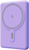 Batterie externe ultra-fine 5000 mAh avec charge rapide magnétique 15W, affichage numérique et logo personnalisé OEM