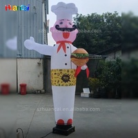 Homme gonflable d'extérieur publicitaire à vendre, pour activités commerciales, danseur d'air personnalisé avec souffleur