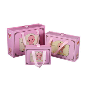 Upin Amazon top cartoon portable box Children's gift box baby girl's first year gift box