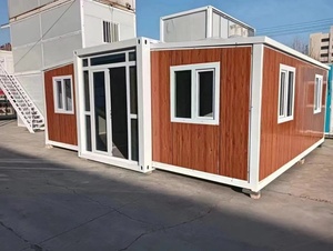 Maison modulaire extensible en acier galvanisé haute résistance, maison-conteneur carrée <span class=keywords><strong>pour</strong></span> bureau, entrepôt - Product Image 6