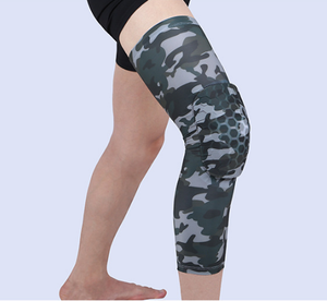 Nén mặc tăng cường Sụp Đổ bằng chứng chống trượt tổ ong bóng rổ Hex chân đầu gối tay áo Pad - Product Image 3