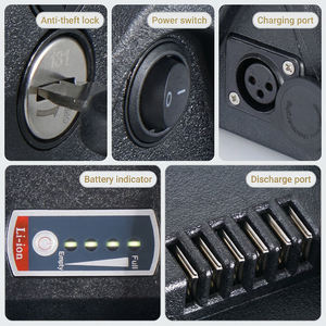 แบตเตอรี่ลิเธียมไอออน 48V 30Ah ของ UK พร้อมระบบติดตาม GPS สำหรับจักรยานไฟฟ้า 1800W สกู๊ตเตอร์ รถสามล้อถีบ  ชุดแบตเตอรี่แบบติดตั้งใต้ท่อพร้อมกล่อง - Product Image 4