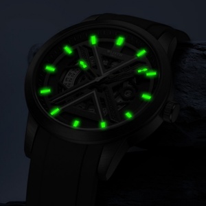 Reloj de Pulsera de Cuarzo Deportivo y Ejecutivo para Hombre con Logotipo Personalizado, Correa de Silicona, Resistente al Agua, OEM ODM, Pantalla con Manecillas - Product Image 3