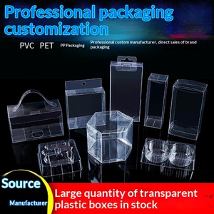 Scatole di Imballaggio Quadrate Pieghevoli Personalizzabili in PVC/PET/PP - Su Misura, Spessore 0,25mm, Modello <span class=keywords><strong>LYS</strong></span> - Product Image 5