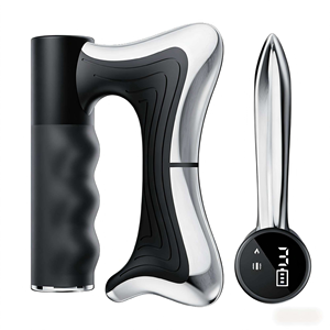 Tendances Nouveau dispositif de beauté Microcourant Guasha <span class=keywords><strong>Appareil</strong></span> de massage électrique chauffant portable Vibration Détoxification du corps Lifting du visage - Product Image 2