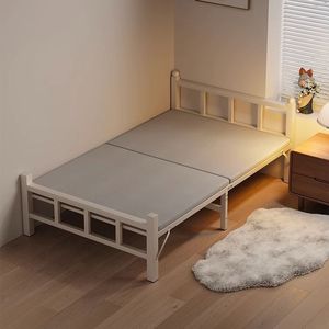 Wan Yusen Folding <b>Bed</b> 1.2m <b>Single</b> Dormitory <b>Bed</b> Simple Iron <b>Bed</b> For Home Office Nap Use - Product Image 1