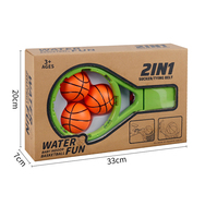 MY TOYS Nouveau Design Professionnel Flexible Attrayant Taille Amusante 2-en-1 Jouet de Basketball Aquatique Flottant en Forme de Poisson pour Salle de Bain ABS/PVC
