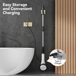 Nettoyeur électrique rotatif OEM/ODM IPX5 7 en 1 280/250R/min Double vitesse 1500mAh Poignée de 45 pouces 60 minutes d'autonomie Brosse de nettoyage de voiture - Product Image 6