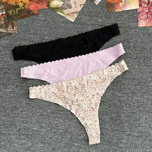 <span class=keywords><strong>Tanga</strong></span> de Encaje Surtido, Sexy, Estilo T-Back, de Alta Gama, Europeo-Americano, con Abertura Alta, Ropa Interior Transpirable para Mujer - Product Image 3