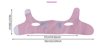 Masque en soie froide pour lifting du visage en V, bandeau confortable pour double menton, amincissant pour le sommeil, couleur personnalisée, portable, usage domestique