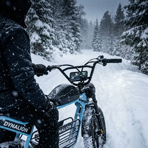 Vélo électrique tout-terrain résistant aux crevaisons avec batterie au lithium 16Ah, vélo électrique robuste pour l'exploration hivernale sur la neige - Product Image 4