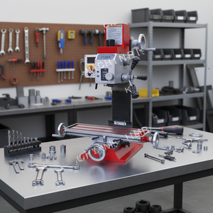 Machine de perçage et de fraisage <span class=keywords><strong>verticale</strong></span> miniature KY20LV de haute qualité pour le métal, directement de l'usine chinoise, avec cône de broche MT2 - Product Image 2